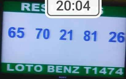 Résultats lotto Benz tirage 1474