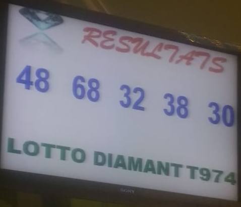 Numéros gagnants lotto Diamant tirage 974