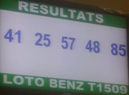 Numéros gagnants Lotto Benz tirage 1509