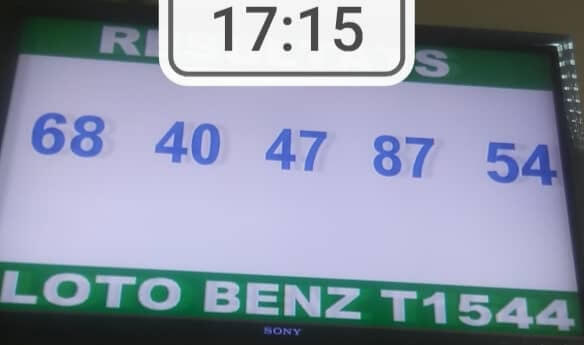 Numéros gagnants loto Benz tirage 1544