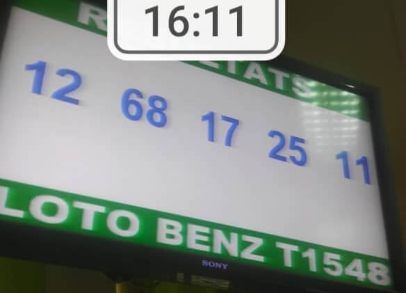 Numéros gagnants loto Benz tirage 1548