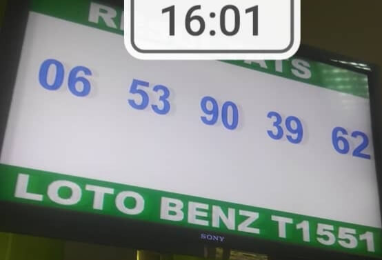 Numéros gagnants du loto Benz tirage 1551