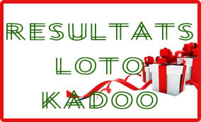 Les numéros gagnants ou résultats du loto Kadoo