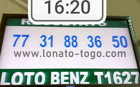 Résultats du loto Benz tirage 1627