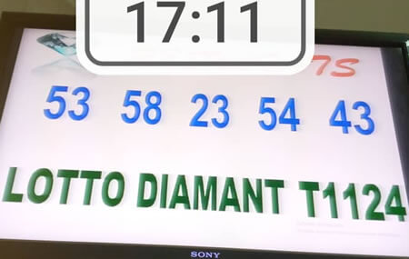 Résultats du lotto Diamant tirage 1124
