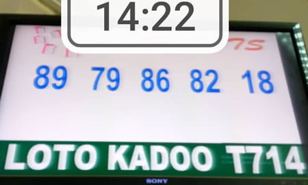 Résultats du loto Kadoo tirage 714