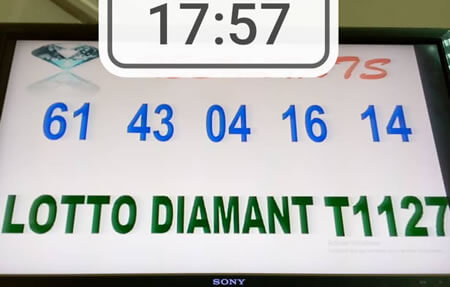 Résultats du lotto Diamant tirage 1127