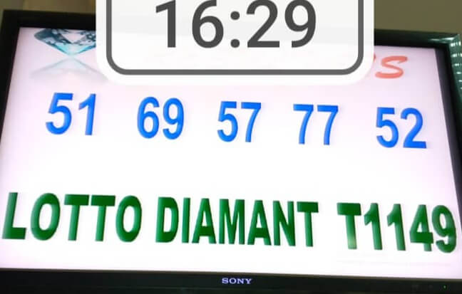 Résultats du lotto Diamant tirage 1149