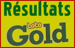 Résultats du loto GOLD