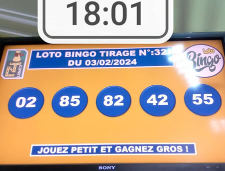 Résultats du Loto Bingo tirage 32