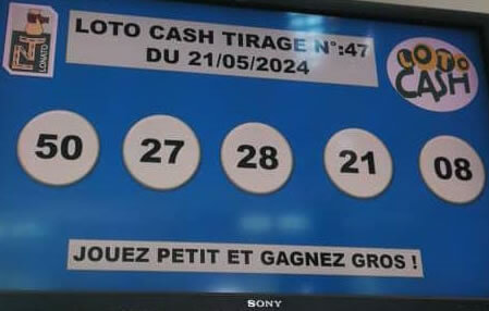 Résultats du loto Cash tirage 47