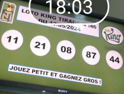 Résultats du loto KING tirage 46