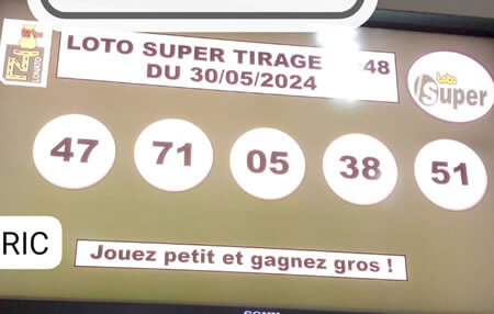 Résultats du loto Super tirage 48