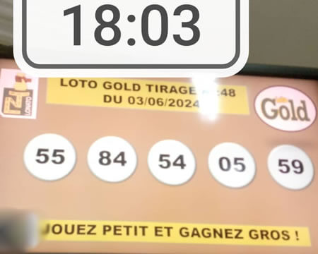 Résultats Loto Gold tirage 48