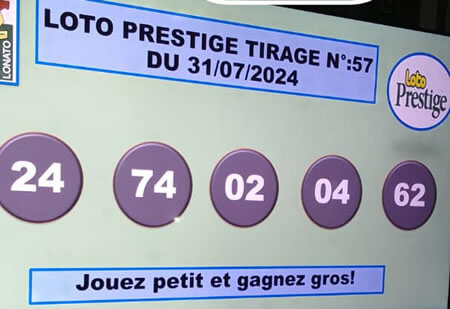 Résultats du loto PRESTIGE tirage 57