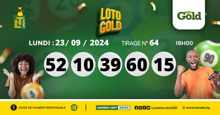 Résultats Loto Gold tirage 64