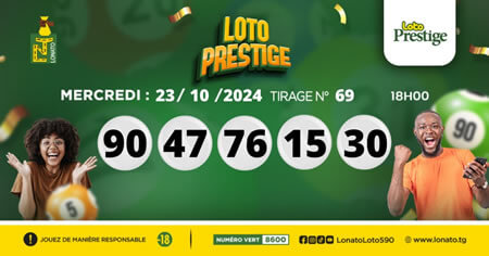 Résultats du loto PRESTIGE tirage 69