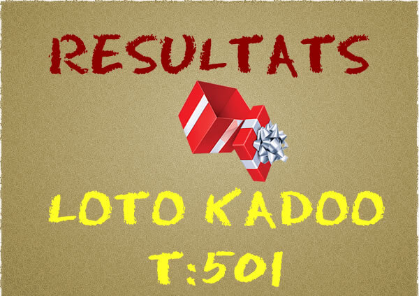 Resulats loto kadoo t501