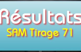 Résultats lotto SAM tirage 71